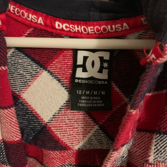 Plaid hooded button up shirt - Picture 2 of 3